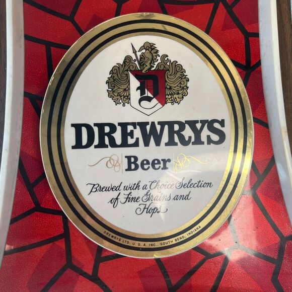 VTG Drewry's Hanging Beer Mug Sign "Best Cold Beer in Town" South Bend, Indiana - Picture 9 of 11